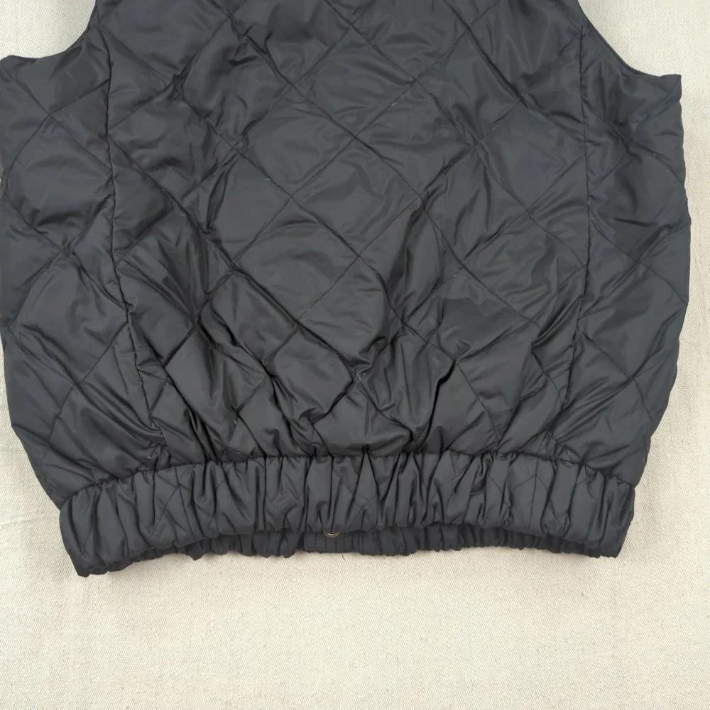 Polo Ralph Lauren Vest Mens Medium Black Down Puffer Performance